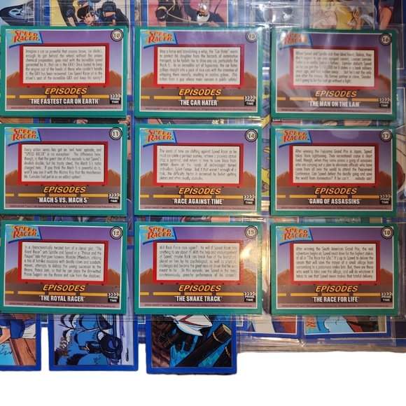 Vintage 1993 Prime Time Speed Racer Trading Cards Huge Lot! - Picture 4 of 14